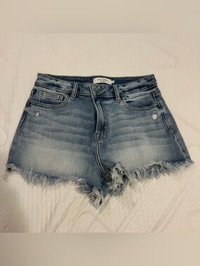 Hidden High Rise Jean Shorts